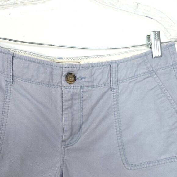 Vintage 90s Y2K Old Navy Grey Blue 3.5" Inseam Perfect Shorty Shorts Low Waist - Picture 4 of 6